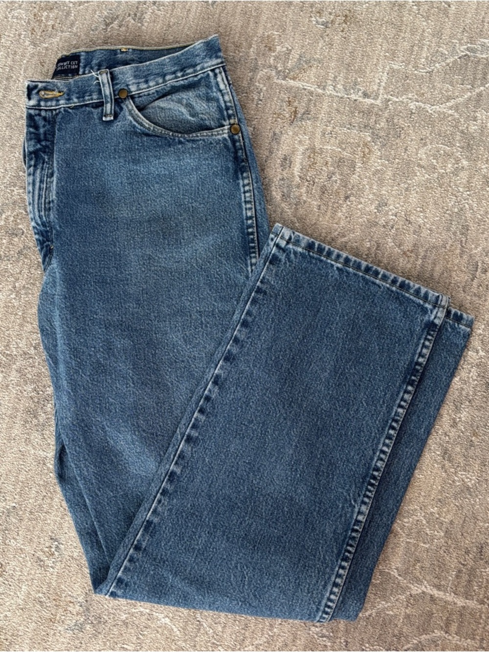 Wrangler cowboy cut collection Fit Men's Denim Jeans in Blue